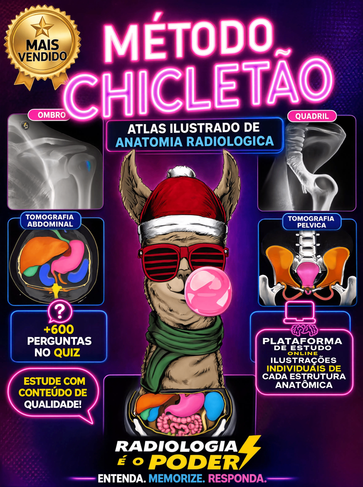 Método Chicletão — Anatomia Radiográfica